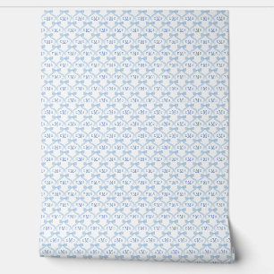 モノグラ名門私立校風のム男の赤ちゃん子供部屋 壁紙