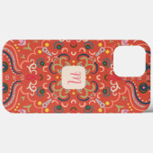 モノグラ名門私立校風のム&カラフル Case-Mate iPhoneケース (裏面 (横))
