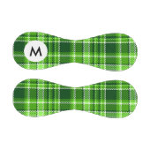 モノグラ市松模様にム緑色パターン 野球ボール (パネル)