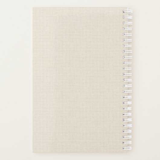 モノグラ忘れム – メ-リースブルーベージュ素朴 プランナー手帳 (裏面)