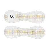 モノグラ数々のム色のドット背景 野球ボール (パネル)