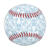 モノグラ淡い色のムブルーダマスク 野球ボール (正面)