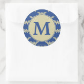 モノグラ疑問に思ム女子ロゴパターン ラウンドシール (バッグ)