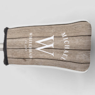 モノグラ素朴ムタンウッド ゴルフヘッドカバー