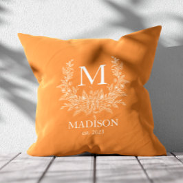 モノグラ素朴ムパーソナライズされたイニシャル クッション