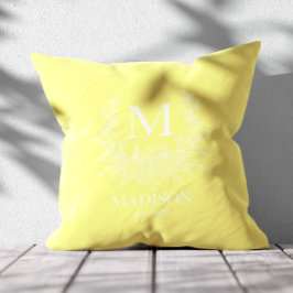 モノグラ素朴ムパーソナライズされたイニシャル クッション