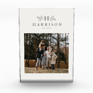 モノグラ素朴ムパーソナライズされた フォトブロック