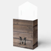 モノグラ素朴ム結婚ブライダルシャワー誕生日 フェイバーボックス (オープン)