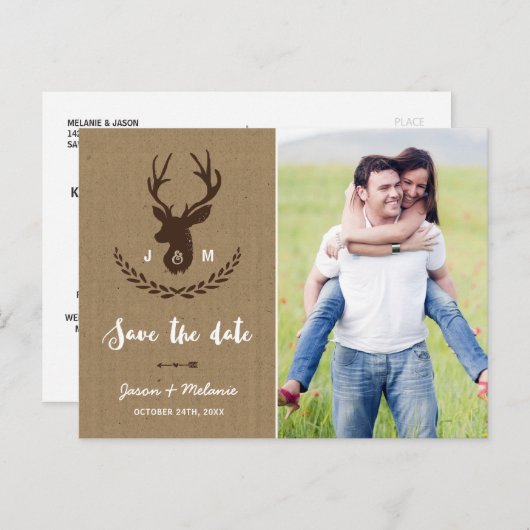 モノグラ素朴ム | 写真を保存する 案内ポストカード (正面/裏面)