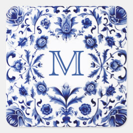 モノグラ結婚グラム スクエアシール