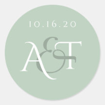 モノグラ結婚ムのアザラシ結婚セージイニシャル