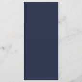 モノグラ結婚ムのメニューカードNavy Blue メニュー (裏面)