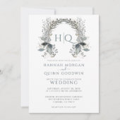 モノグラ結婚ムリース結婚ズ 招待状 (正面)