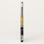 モノグラ絵を描ムのケパーソナライズされたース付き白黒 Case-Mate iPhoneケース (裏面/左)