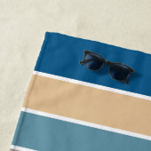 モノグラ航海のムストライプビーチタオル ビーチタオル (インサイチュ)