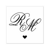 モノグラ華美ムハート セルフインキングスタンプ (デザイン)