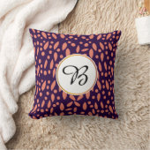 モノグラ葉ム クッション (ブランケット)