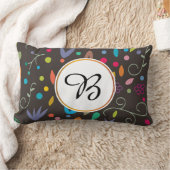 モノグラ葉ム ランバークッション (ブランケット)