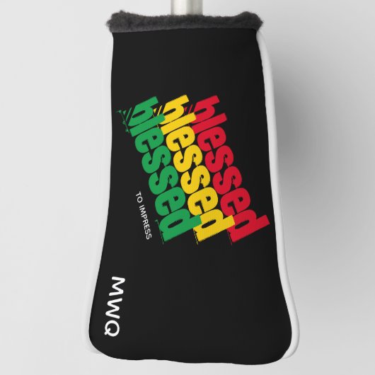 モノグラ賛美ムパターを刻印する ゴルフヘッドカバー (回転90)