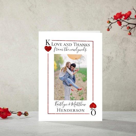 モノグラ遊ムのカー結婚ドのコレクション サンキューカード