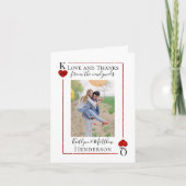 モノグラ遊ムのカー結婚ドのコレクション サンキューカード (正面)