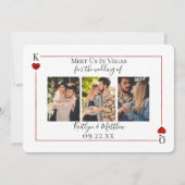 モノグラ遊ムのカー結婚ドの3枚の写真 セーブザデート (正面)