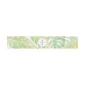 モノグラ離れムと水の色の熱帯の 招待状ベリーバンド (フラット)