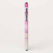 モノグレード抽象芸術ストライプ黄色水色C Case-Mate iPhoneケース (裏面/左)