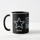 モノグ生まれカスタムラム素晴らしマグス マグカップ (左)