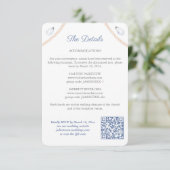 モノグ航海のラムQRコードの結婚詳細 エンクロージャーカード (スタンド正面)