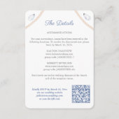 モノグ航海のラムQRコードの結婚詳細 エンクロージャーカード (正面)