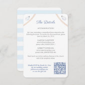 モノグ航海のラムQRコードの結婚詳細 エンクロージャーカード (正面/裏面)