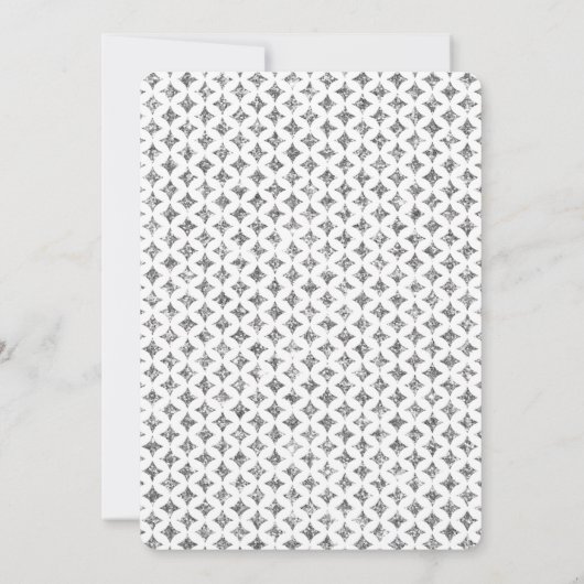 モノグ遊ラムのカード25結婚周年 招待状 (裏面)