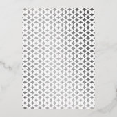 モノグ遊ラムのカード25結婚周年 箔招待状 (裏面)