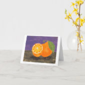 モノタイプミカン空白のカード カード (黄色い花)