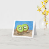 モノタイプKiwisカ空白のード カード (黄色い花)