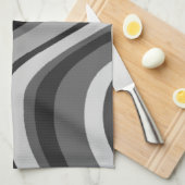 モノトーンのな夢 キッチンタオル (四つ折り)