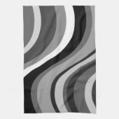 モノトーンのな夢 キッチンタオル (縦)