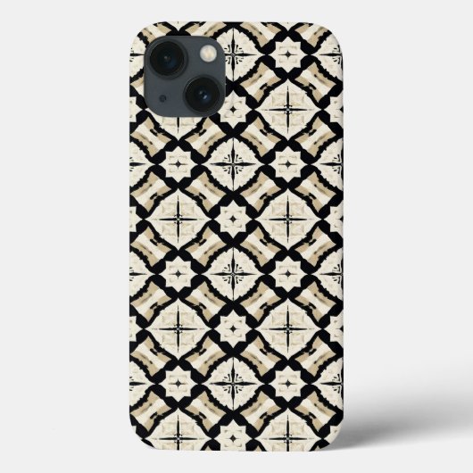 モノトーンのミニマルな幾何学模様 Case-Mate iPhoneケース (裏面)