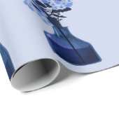 モノトーンのモダン花瓶とポット ラッピングペーパー (ロールコーナー)