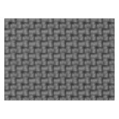 モノトーンのヴィンテージ白黒 テーブルクロス (正面(横))