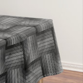 モノトーンのヴィンテージ白黒 テーブルクロス (インサイチュ)