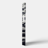 モノトーンの繊維フローiPhoneケース Case-Mate iPhoneケース (裏面 / 右)