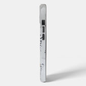 モノトーンの聖書にゴールドの鳩とイエス様 Case-Mate iPhoneケース (裏面 / 左)