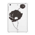 モノトーンポピー / black poppy iPad mini retinaケース