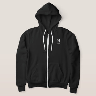 モノトーンモノグラム ブラック パーカ