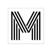 モノトーンレターMラバースタンプ ラバースタンプ (インプリント)