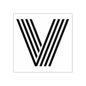 モノトーンレターVラバースタンプ ラバースタンプ (インプリント)