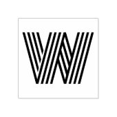 モノトーンレターWラバースタンプ ラバースタンプ (インプリント)