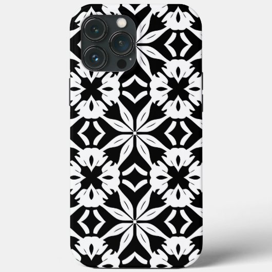 モノトーン幾何学模様 Case-Mate iPhoneケース (裏面)